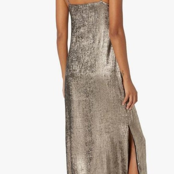 The Drop Women's Zayne Shine Slip Dress - Picture 3 of 3